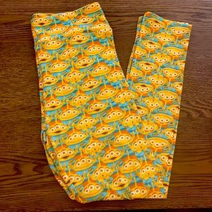 Disney Lularoe Toy Story aliens size OS leggings